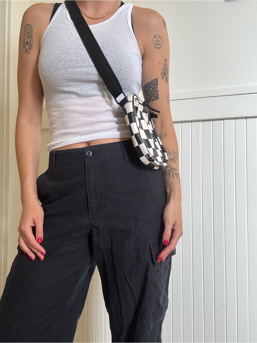 Checkered pouch - Picture 3 of 3